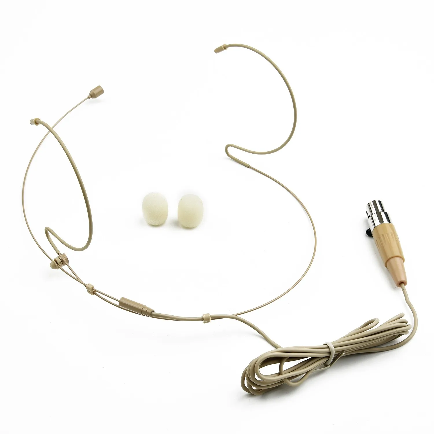 Head Worn Dual Earhook Headset Microphone For SHURE Beige Mini XLR 4 Pin TA4F Plug Connector For Speech In Any Occasion
Head Worn Dual Earhook Headset Microphone For SHURE Beige Mini XLR 4 Pin TA4F Plug Connector For Speech In Any Occasion