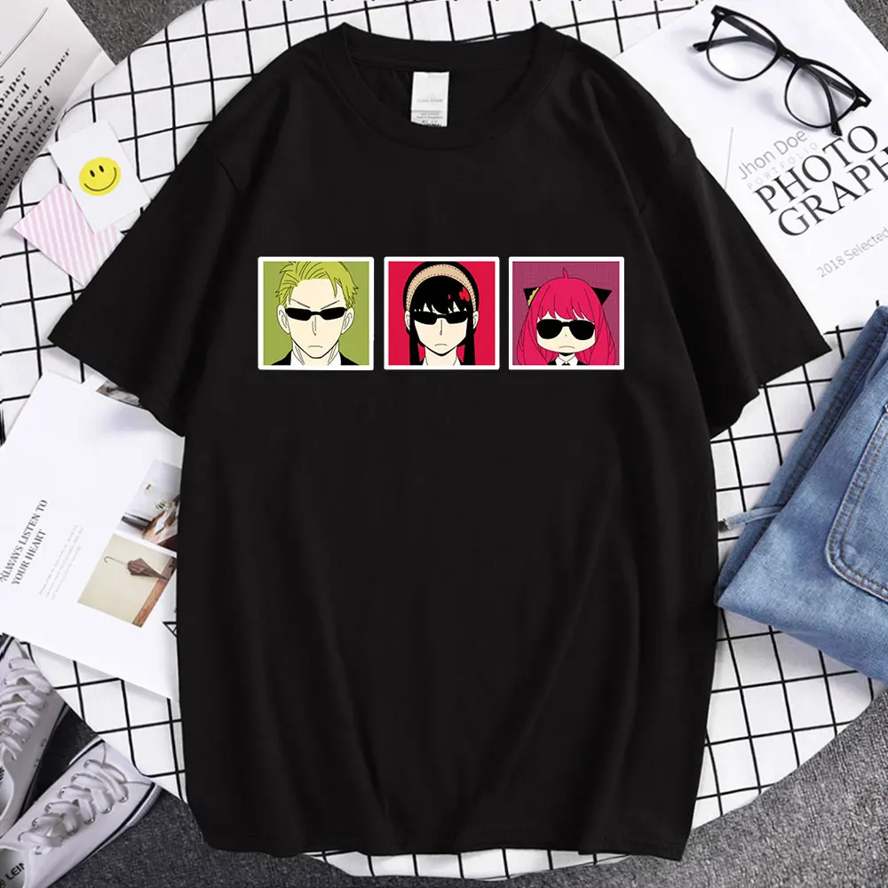 Anime Spy X Family T Shirt Anya Forger Yor Forger Loid Forger Graphics Oversized T-shirts Unisex Casual Streetwear Tee Shirt
Anime Spy X Family T Shirt Anya Forger Yor Forger Loid Forger Graphics Oversized T-shirts Unisex Casual Streetwear Tee Shirt