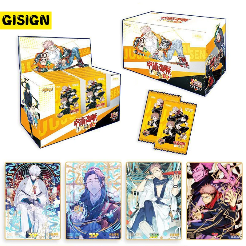 New Japan Anime Jujutsu Kaisen Collection Rare Cards Box Satoru Gojo Children Gift Figure Character Games Card Kids Toys Hobbies
New Japan Anime Jujutsu Kaisen Collection Rare Cards Box Satoru Gojo Children Gift Figure Character Games Card Kids Toys Hobbies