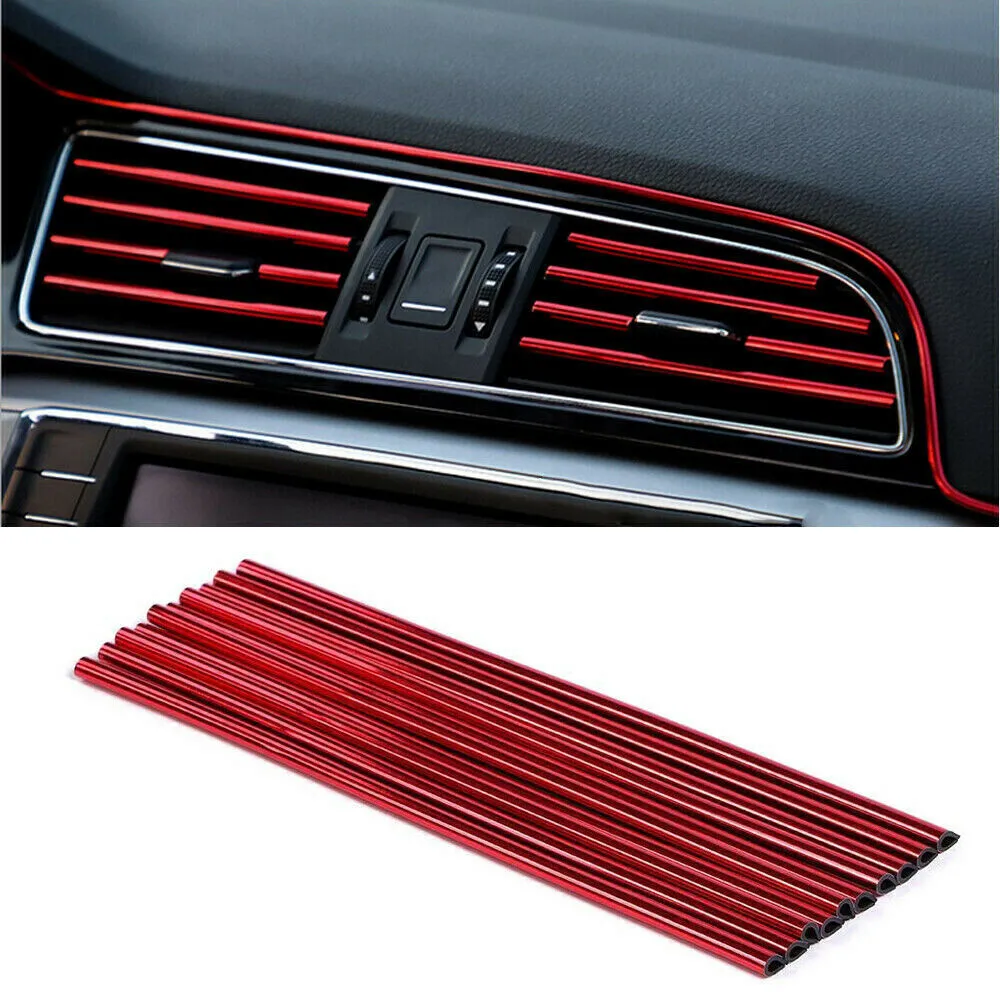 20cm 10Pcs Car Interior Air Conditioner Outlet Decoration Stripes Cover Accessories Mouldings & Trim Car Accessories
20cm 10Pcs Car Interior Air Conditioner Outlet Decoration Stripes Cover Accessories Mouldings & Trim Car Accessories