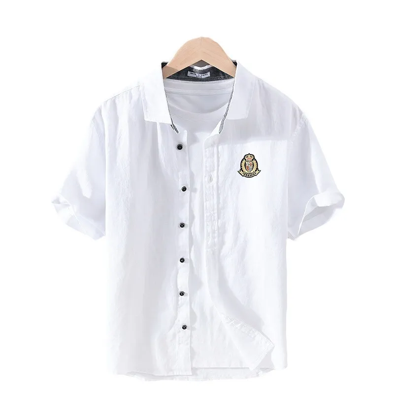 100%Pure Linen Men's Shirts Short Sleeve Slim-type Comfortable Summer High Quality Men Casual Shirts 1009
100%Pure Linen Men's Shirts Short Sleeve Slim-type Comfortable Summer High Quality Men Casual Shirts 1009