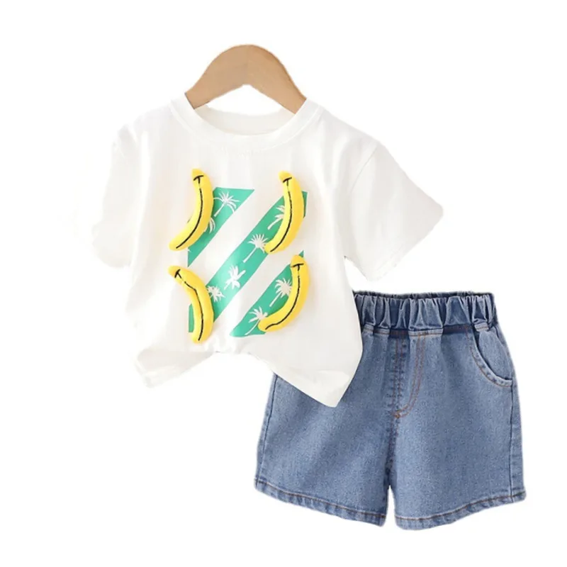 New Summer Baby Clothes Suit Children Boys Casual T-Shirt Shorts 2Pcs/Sets Kids Girls Outfits Toddler Costume Infant Tracksuits
New Summer Baby Clothes Suit Children Boys Casual T-Shirt Shorts 2Pcs/Sets Kids Girls Outfits Toddler Costume Infant Tracksuits