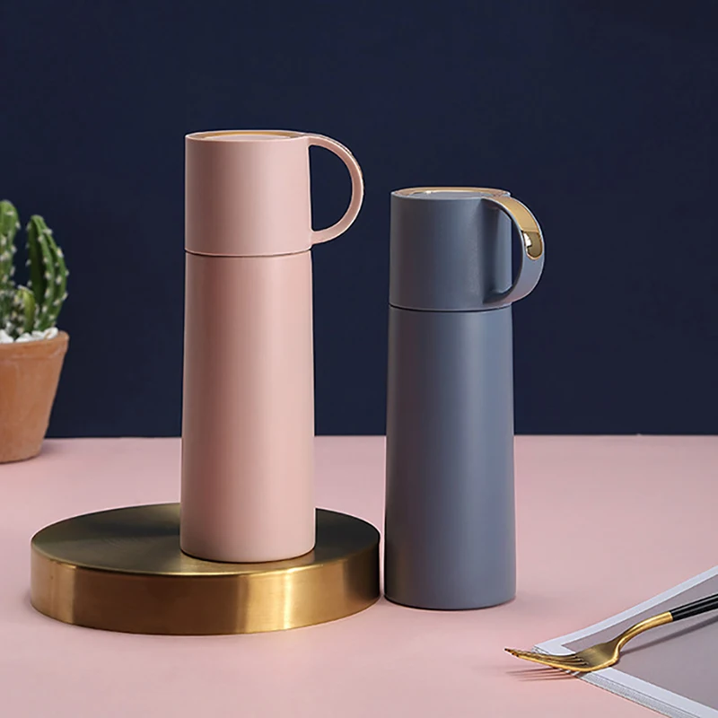 Vacuum Insulated Water Bottle, Coffee Travel Mug 350ml Water Bottle Tumbler with Cup Cover, Leak Proof Flask for Kids and Women
Vacuum Insulated Water Bottle, Coffee Travel Mug 350ml Water Bottle Tumbler with Cup Cover, Leak Proof Flask for Kids and Women