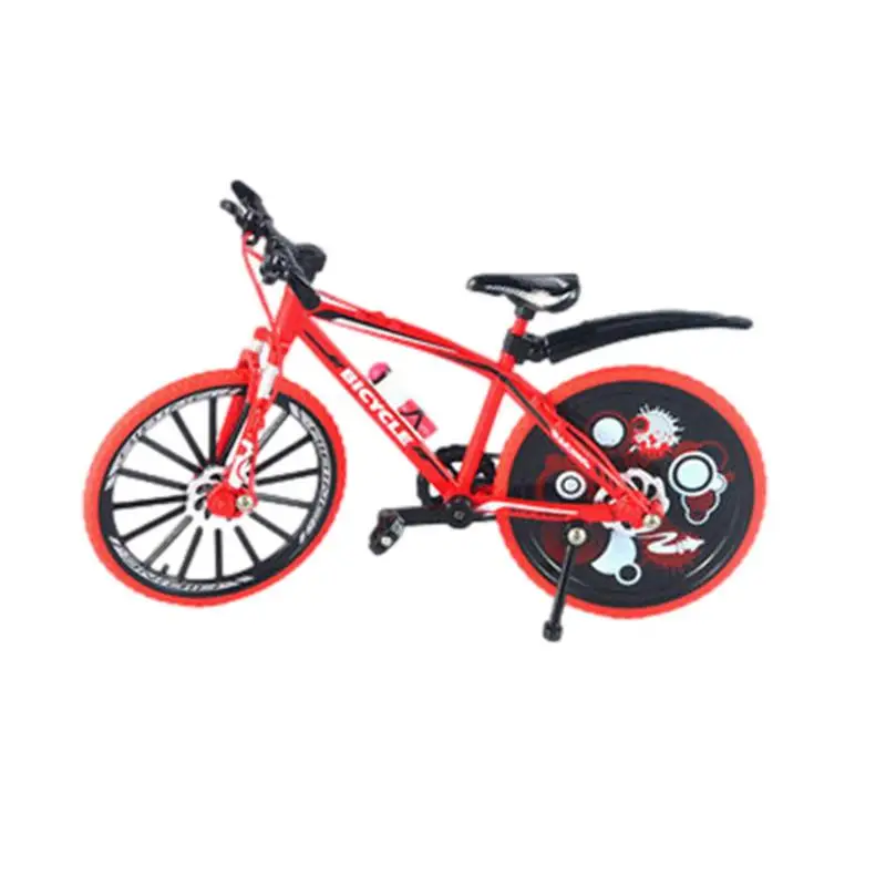 

Модель велосипеда из сплава, мини-велосипед, Гоночные Игрушки, миниатюрная модель горного велосипеда с пальцами для мальчиков, детский подарок