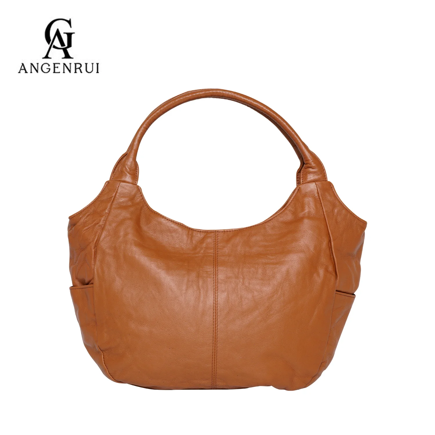 ANGENGRUI Genuine Leather Women's Bag Casual Shoulder Large Capacity Tote Bag Simple Soft Leather Tote Bag
ANGENGRUI Genuine Leather Women's Bag Casual Shoulder Large Capacity Tote Bag Simple Soft Leather Tote Bag