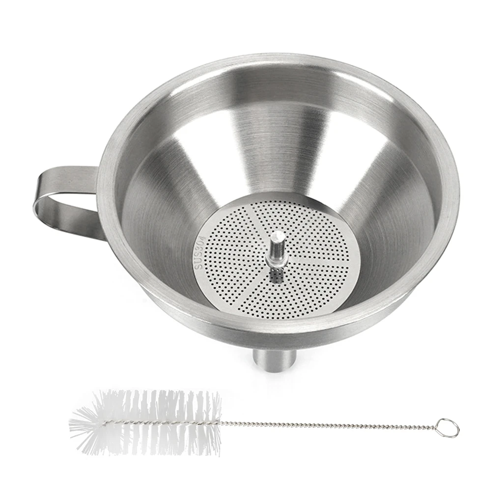 Stainless-Steel Funnel With Cleaning Brush Removable Double-Strainer Filter For SLA/DLP/LCD UV 3D-Printer Accessory
Stainless-Steel Funnel With Cleaning Brush Removable Double-Strainer Filter For SLA/DLP/LCD UV 3D-Printer Accessory