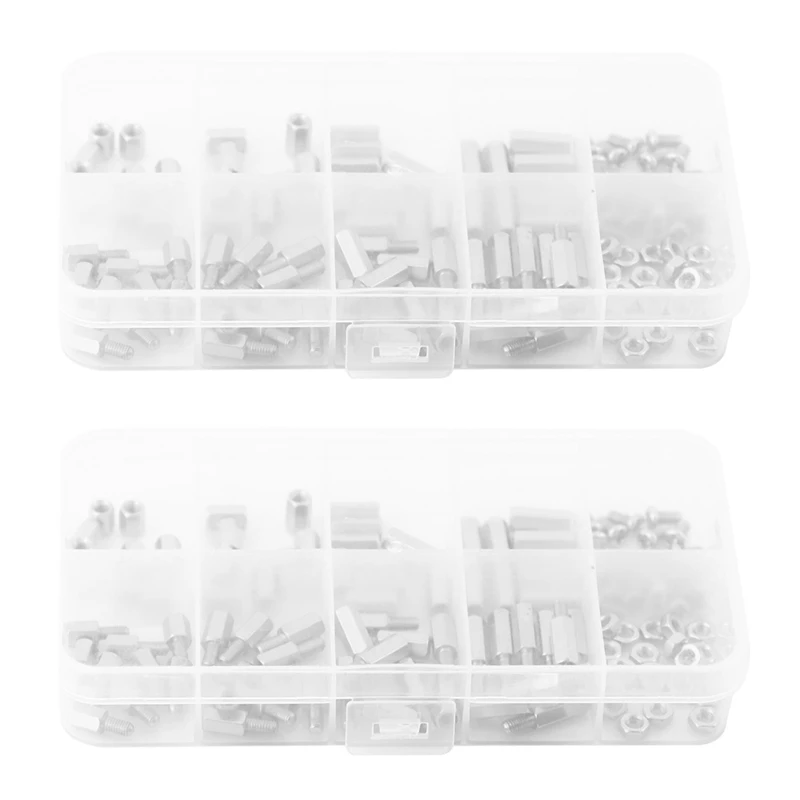 400Pcs M3 Hex Nut Spacing Screw Male Female Threaded Pillar Pcb Pc Motherboard Nickel Plated Standoff Spacer Kit
400Pcs M3 Hex Nut Spacing Screw Male Female Threaded Pillar Pcb Pc Motherboard Nickel Plated Standoff Spacer Kit