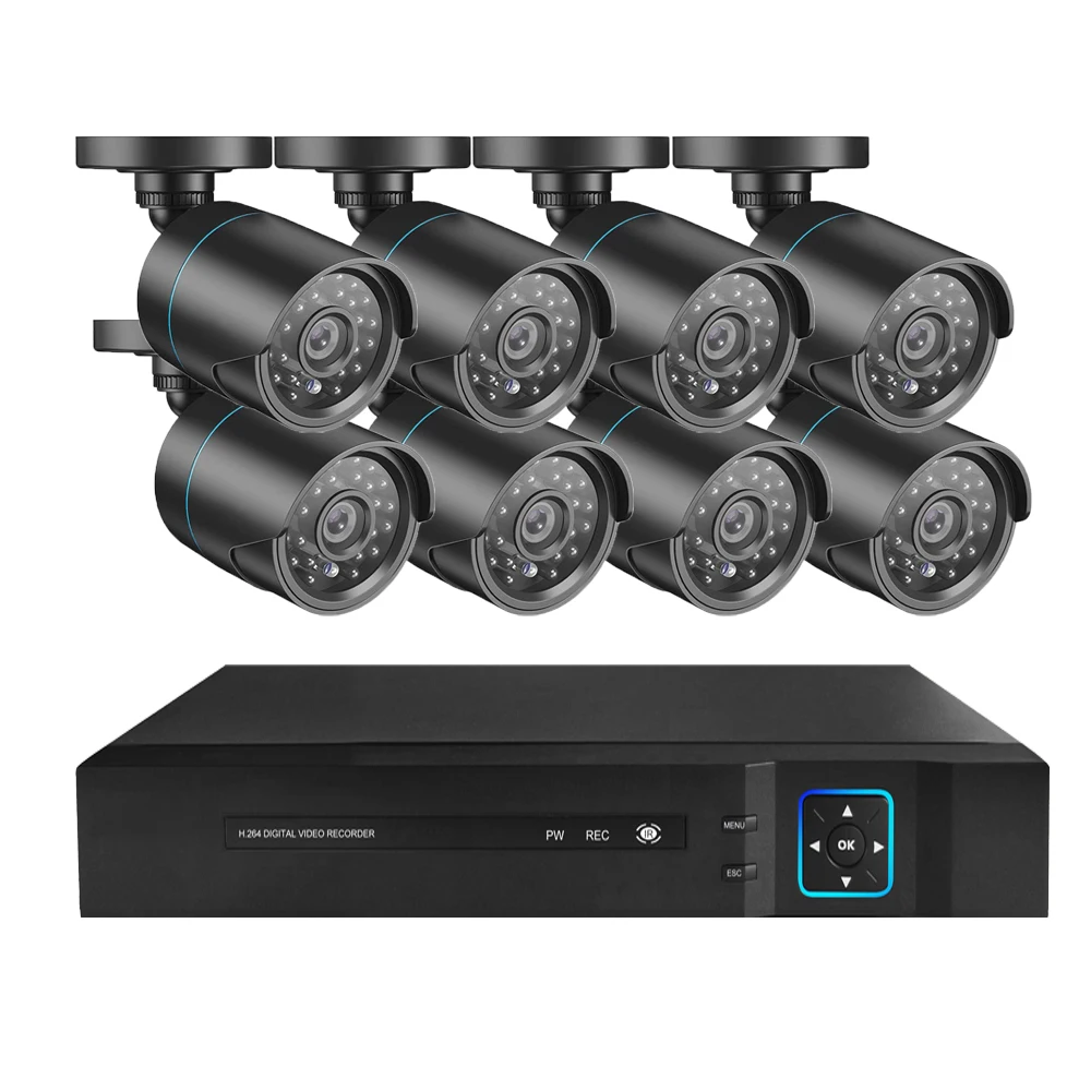 8 каналов 1080P HD DVR комплект системы видеонаблюдения 8 шт. 2 Мп ИК наружная Водонепроницаемая AHD камера P2P комплект видеонаблюдения
8 каналов 1080P HD DVR комплект системы видеонаблюдения 8 шт. 2 Мп ИК наружная Водонепроницаемая AHD камера P2P комплект видеонаблюдения