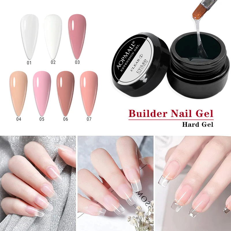 AOPMALL®Полигель для наращивания ногтей, 15 г, 7 цветов
AOPMALL®Полигель для наращивания ногтей, 15 г, 7 цветов