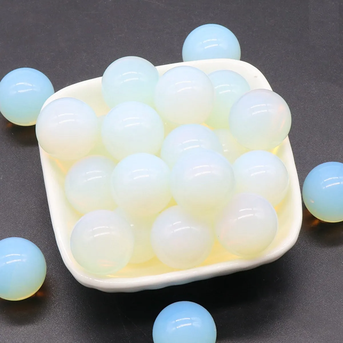 16PCS 20MM Opalite Stress Relief Spheres & Balls Polished Meditation Balancing Home Decoration Crystal Beads
16PCS 20MM Opalite Stress Relief Spheres & Balls Polished Meditation Balancing Home Decoration Crystal Beads
