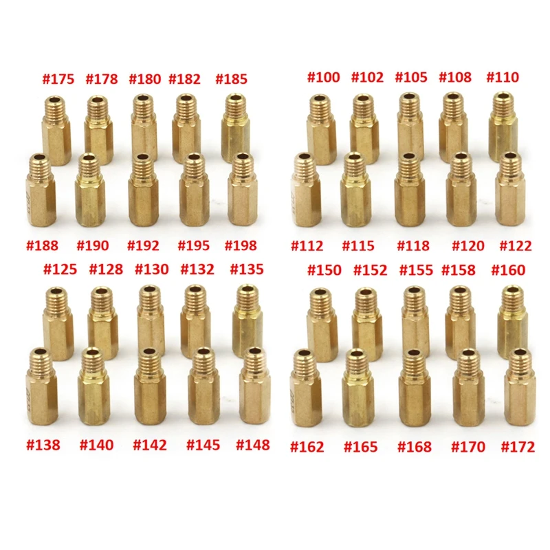 10PCS Motorcycle Main Fuel Injector Nozzle For Keihin FCR Hex OKO KOSO PE PWK Carburetor
10PCS Motorcycle Main Fuel Injector Nozzle For Keihin FCR Hex OKO KOSO PE PWK Carburetor