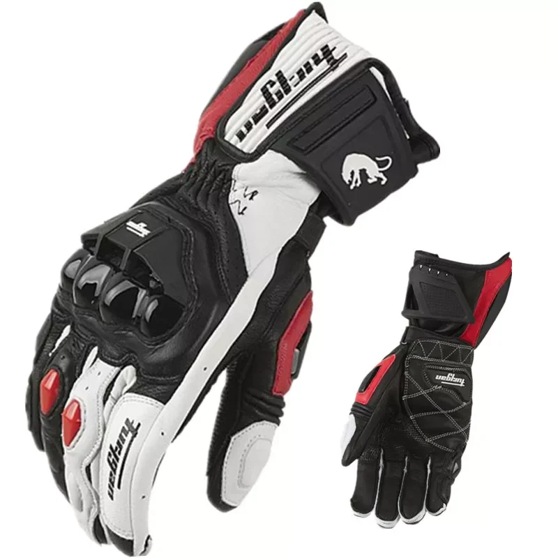 High quality Genuine Leather Men's Motorcycle Gloves AFS6 AFS10 AFS18 Motocross Protection Gloves Guantes Rekawice
High quality Genuine Leather Men's Motorcycle Gloves AFS6 AFS10 AFS18 Motocross Protection Gloves Guantes Rekawice