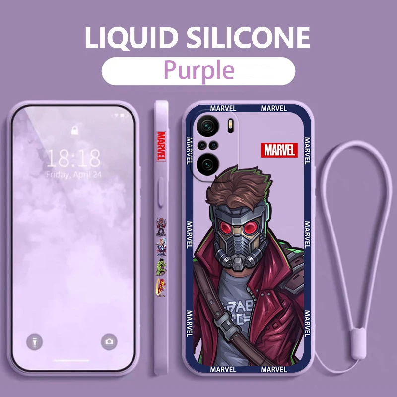 Marvel avengers Star-Lord Phone Case For Xiaomi Redmi Note 12 12Pro 11 11S 11T 10S 10 Pro Plus 5G Liquid Left Rope Cover
Marvel avengers Star-Lord Phone Case For Xiaomi Redmi Note 12 12Pro 11 11S 11T 10S 10 Pro Plus 5G Liquid Left Rope Cover