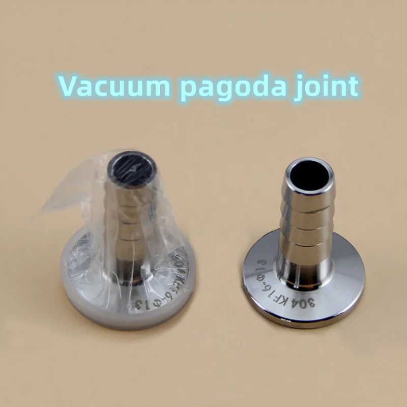 KF16/25 Vacuum Pagoda Joint KF Vacuum Fast-Installation Connector Integrated Stainless Steel Precision Vacuum Joint Head Fitting
KF16/25 Vacuum Pagoda Joint KF Vacuum Fast-Installation Connector Integrated Stainless Steel Precision Vacuum Joint Head Fitting
