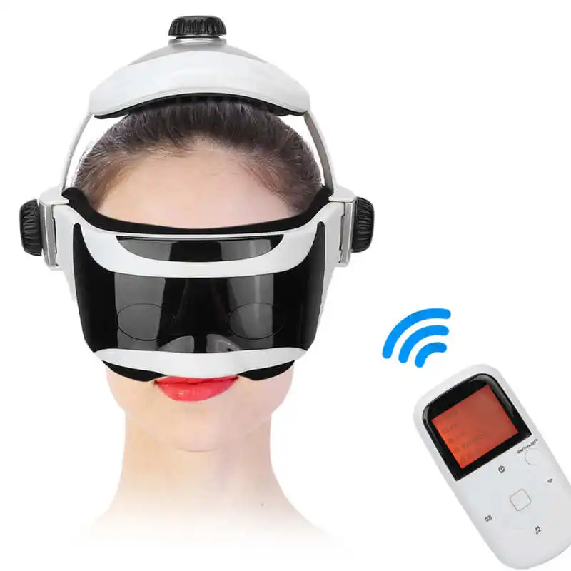 Multi Part Massage Helmet Hot Compress Therapy Head Eye Massage Machine Headache Stress Relief Brain Relax Sleep Massage Device
Multi Part Massage Helmet Hot Compress Therapy Head Eye Massage Machine Headache Stress Relief Brain Relax Sleep Massage Device