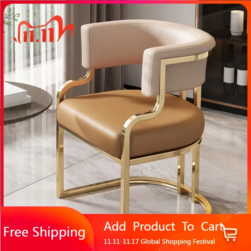 

Luxury Armchair Lounge Accent Chairs Metal Designer Gold Legs Chairs Events Minimalist Muebles De La Sala Home Furniture