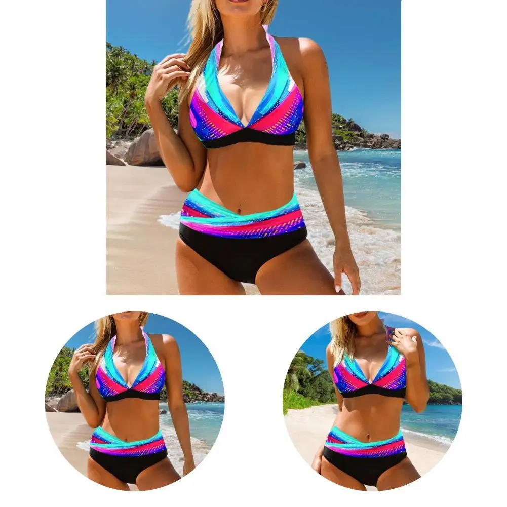 2 шт./комплект, Женский комплект бикини без косточек
2 шт./комплект, Женский комплект бикини без косточек