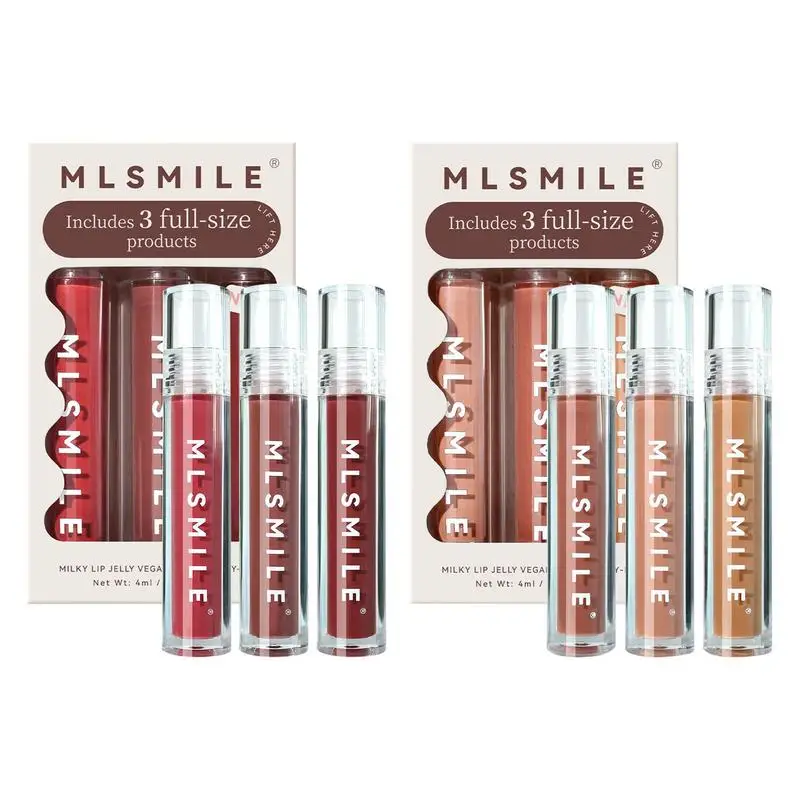 3 Pcs Lip Gloss Set Long Lasting And Waterproof Liquid Lipsticks Nourishing Lip Glow Oil Non Stick Cup Lip Makeup For Women
3 Pcs Lip Gloss Set Long Lasting And Waterproof Liquid Lipsticks Nourishing Lip Glow Oil Non Stick Cup Lip Makeup For Women