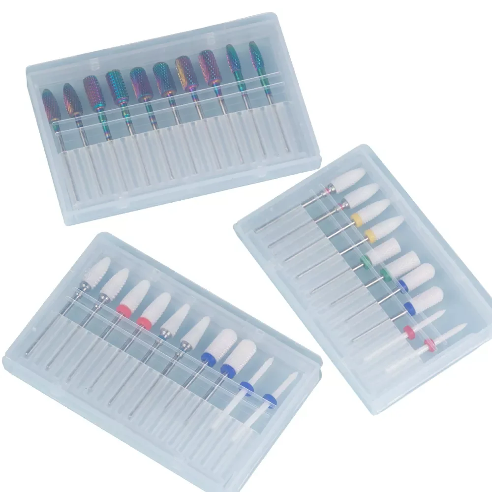 Milling Cutter for Manicure Set 10pcs Nail Drill Bits for Electric Drill Manicure Machine Mill Cutters for Removing Gel Varnish
Milling Cutter for Manicure Set 10pcs Nail Drill Bits for Electric Drill Manicure Machine Mill Cutters for Removing Gel Varnish