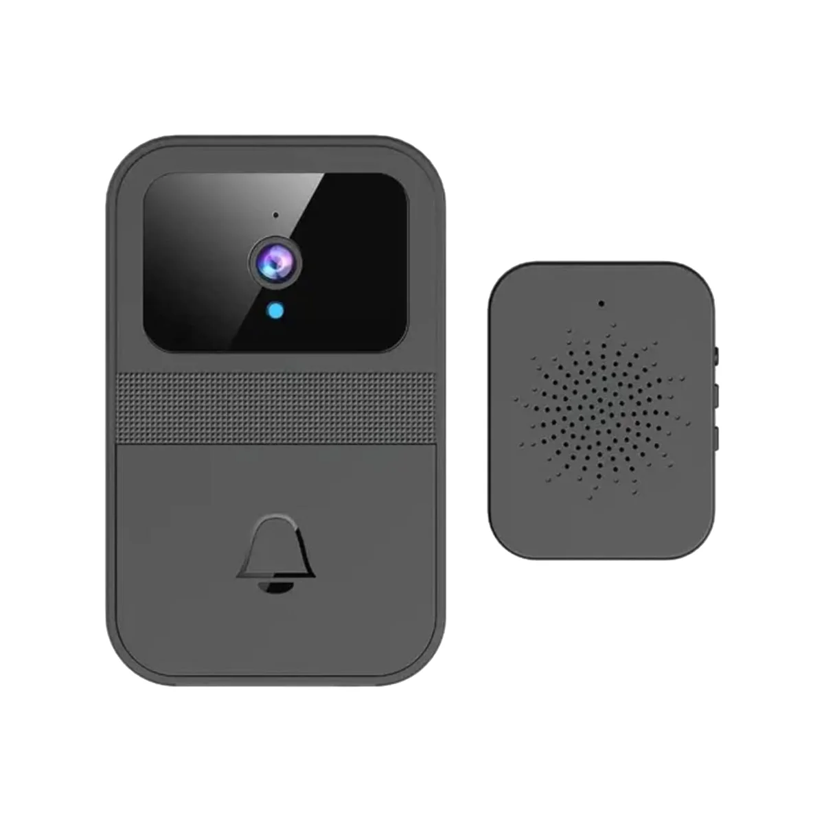 Smart WiFi Video Doorbell with Chime,Wireless Remote Monitor, Security Door Ring Intercom Camera Door Bell Surveillance
Smart WiFi Video Doorbell with Chime,Wireless Remote Monitor, Security Door Ring Intercom Camera Door Bell Surveillance
