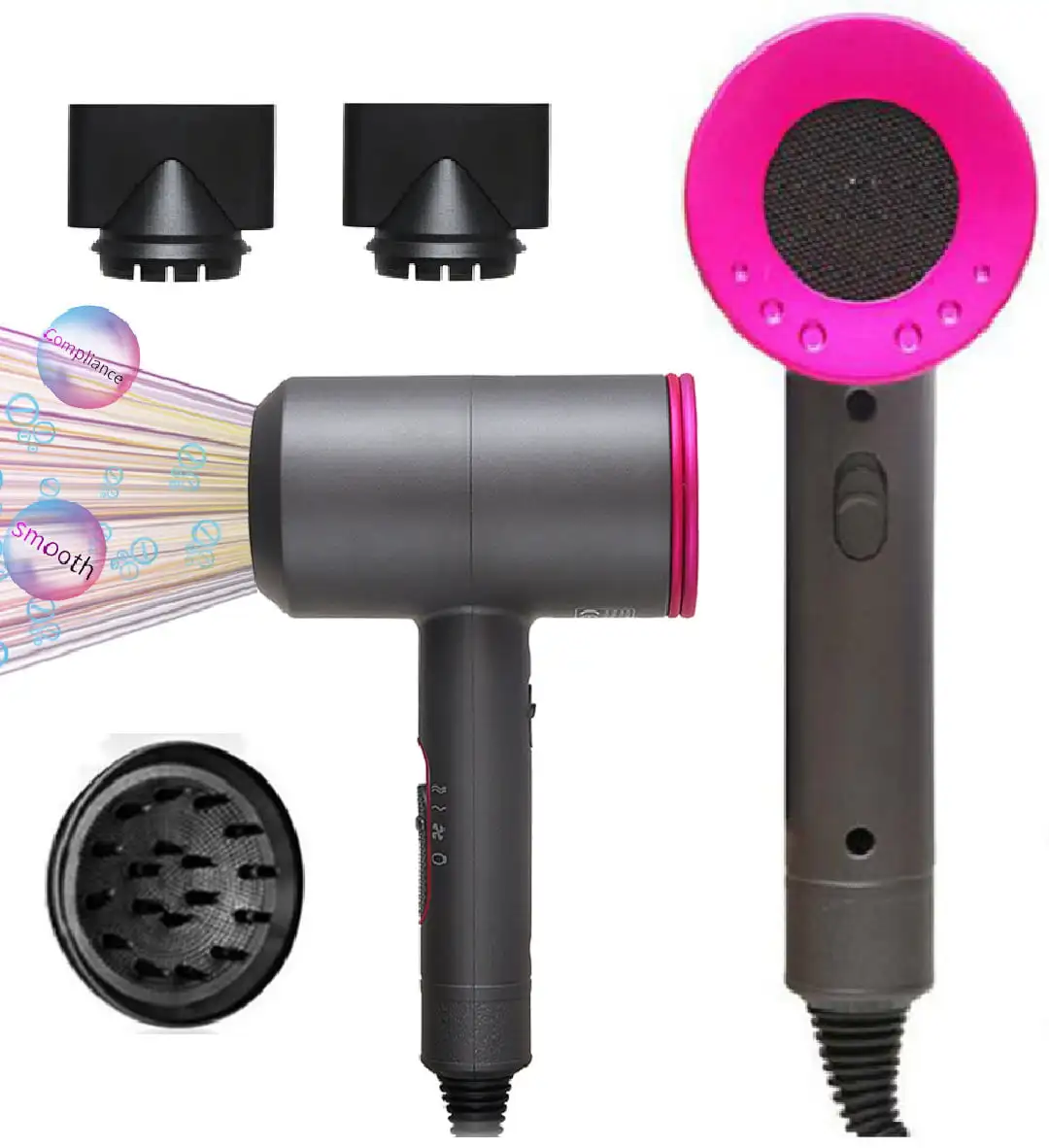 Ionic Hair Dryer, 1800W Professional Blow Dryer, 3 Heating/2 Speed/Cold Settings for Home Salon Travel Woman Kids
Ionic Hair Dryer, 1800W Professional Blow Dryer, 3 Heating/2 Speed/Cold Settings for Home Salon Travel Woman Kids