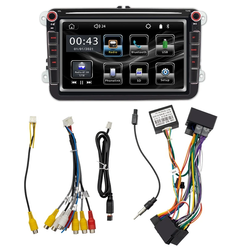 8-дюймовый 12 в Bluetooth Автомобильный U-диск FM-радио с экраном Автомобильный мультимедийный видео аудио MP5 плеер 9083
8-дюймовый 12 в Bluetooth Автомобильный U-диск FM-радио с экраном Автомобильный мультимедийный видео аудио MP5 плеер 9083