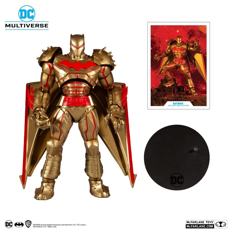 【spot】McFarlane DC Comics Figure Heavy Armor Batman Gold Limited action figure model children's gift
【spot】McFarlane DC Comics Figure Heavy Armor Batman Gold Limited action figure model children's gift