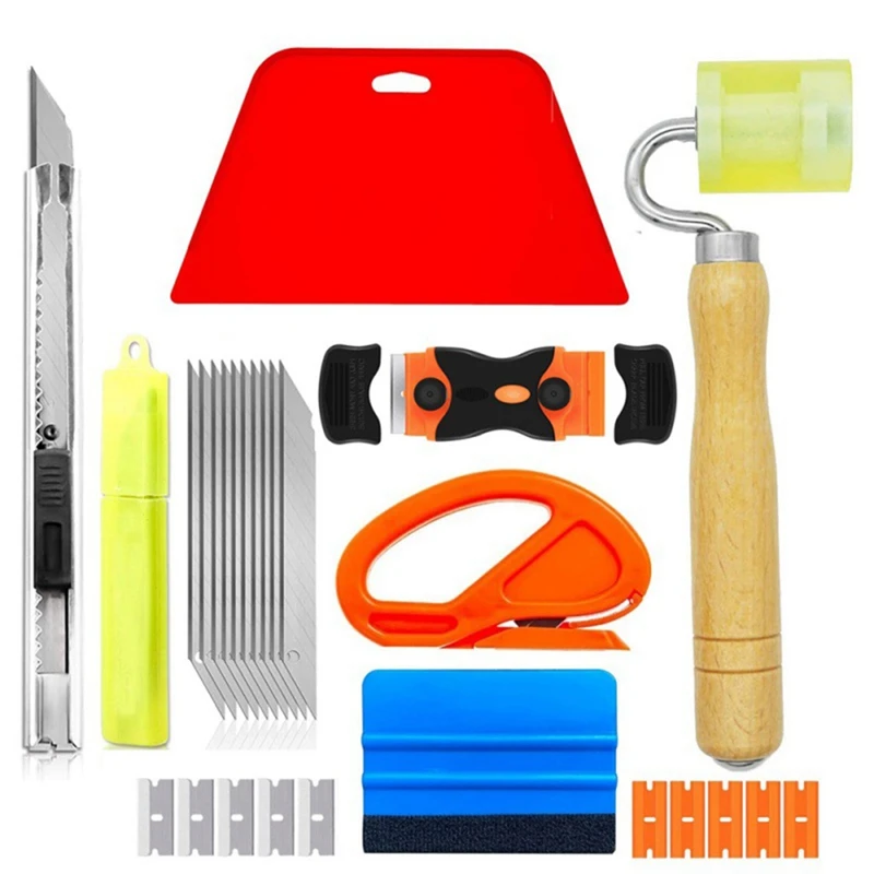 27-Piece Set Of Car Film Double-Sided Scraper Wall Tool Kit Roller Pressure Wheel Seal Scraper Tape Measure
27-Piece Set Of Car Film Double-Sided Scraper Wall Tool Kit Roller Pressure Wheel Seal Scraper Tape Measure