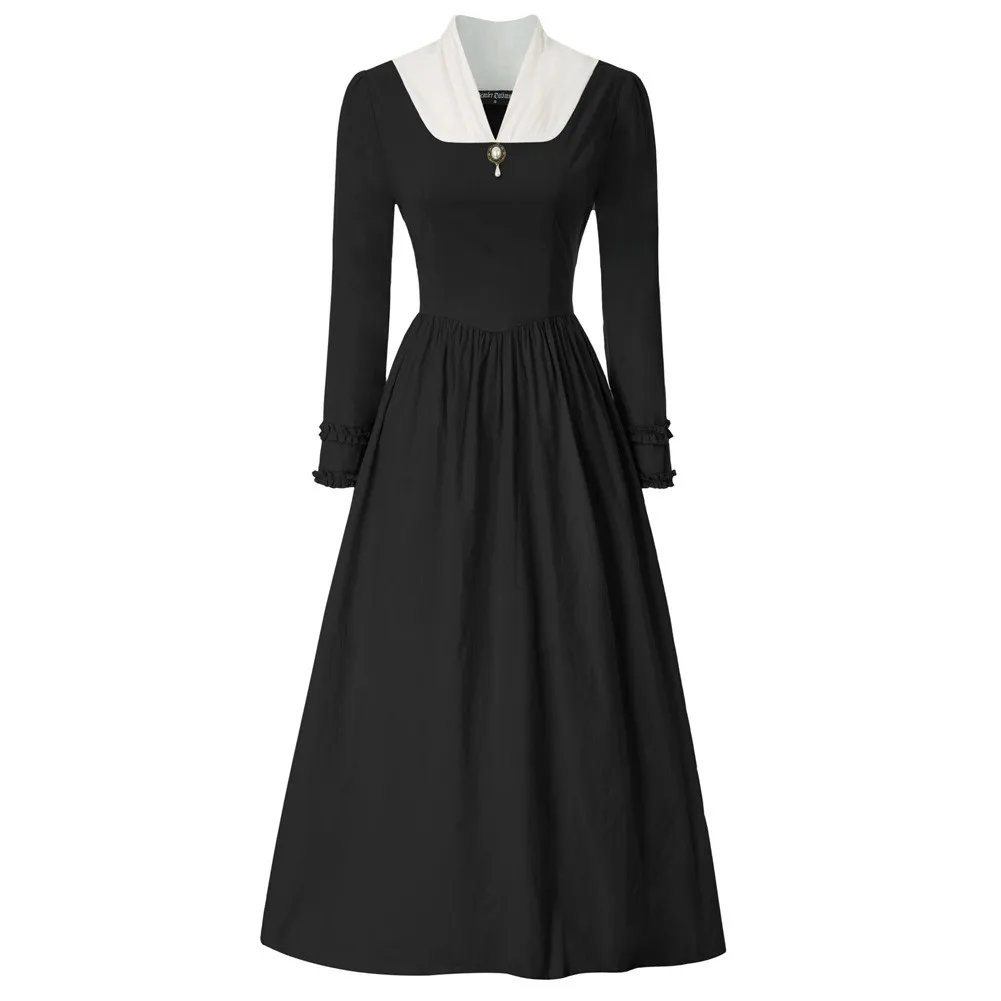 SD Dress Women Renaissance Vintage Cotton Elegant Dresses Long Sleeve High Waist V-Neck Belt Decorated Button A-Line Dress
SD Dress Women Renaissance Vintage Cotton Elegant Dresses Long Sleeve High Waist V-Neck Belt Decorated Button A-Line Dress