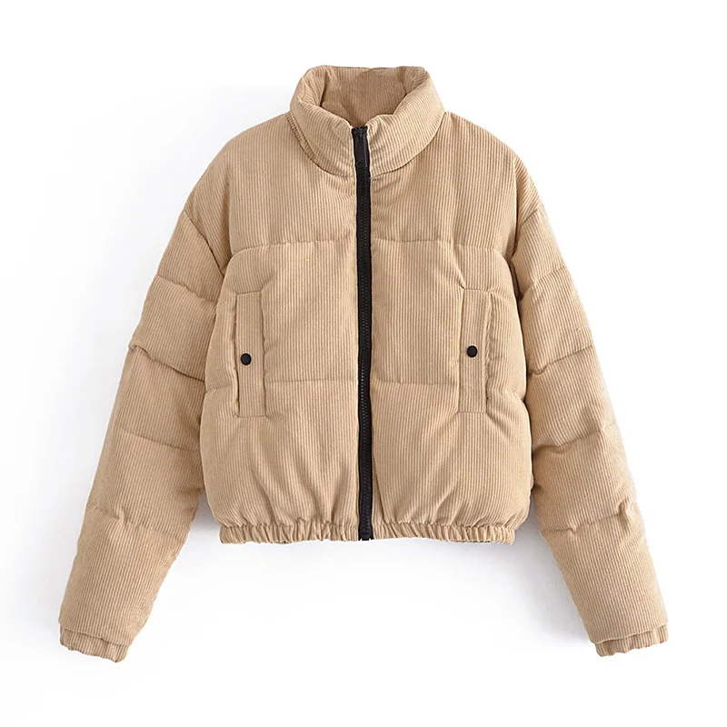Ailegogo Winter Jacket Streetwear Female Zipper Thick Warm Corduroy Short Parkas Stand Collar Women Cotton Coat Snow Outwear
Ailegogo Winter Jacket Streetwear Female Zipper Thick Warm Corduroy Short Parkas Stand Collar Women Cotton Coat Snow Outwear