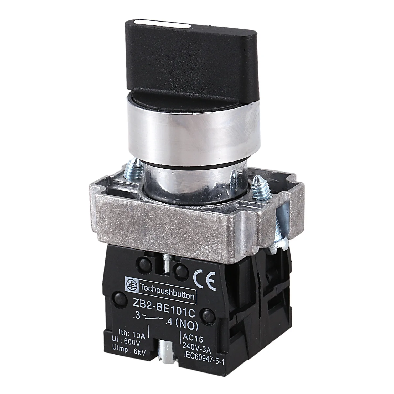 22mm Latching 2 NO 3-Position Rotary Selector Select Switch ZB2-BE101C Black
22mm Latching 2 NO 3-Position Rotary Selector Select Switch ZB2-BE101C Black