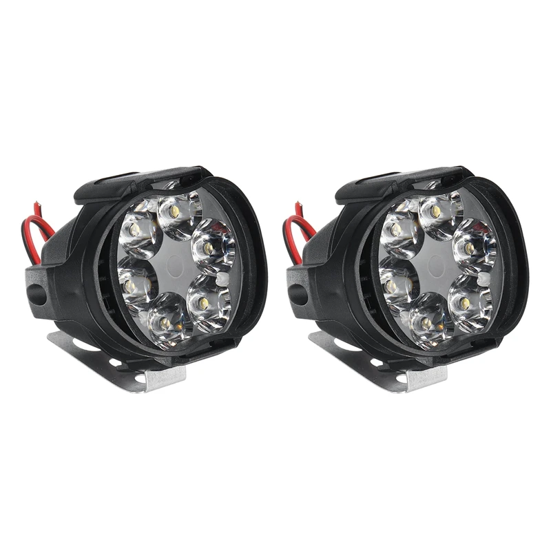 2Pcs 6LED Headlight For Motorcycle Spotlights Lamp Vehicle Auxiliary Headlight Brightness Electric Car Light 12V
2Pcs 6LED Headlight For Motorcycle Spotlights Lamp Vehicle Auxiliary Headlight Brightness Electric Car Light 12V