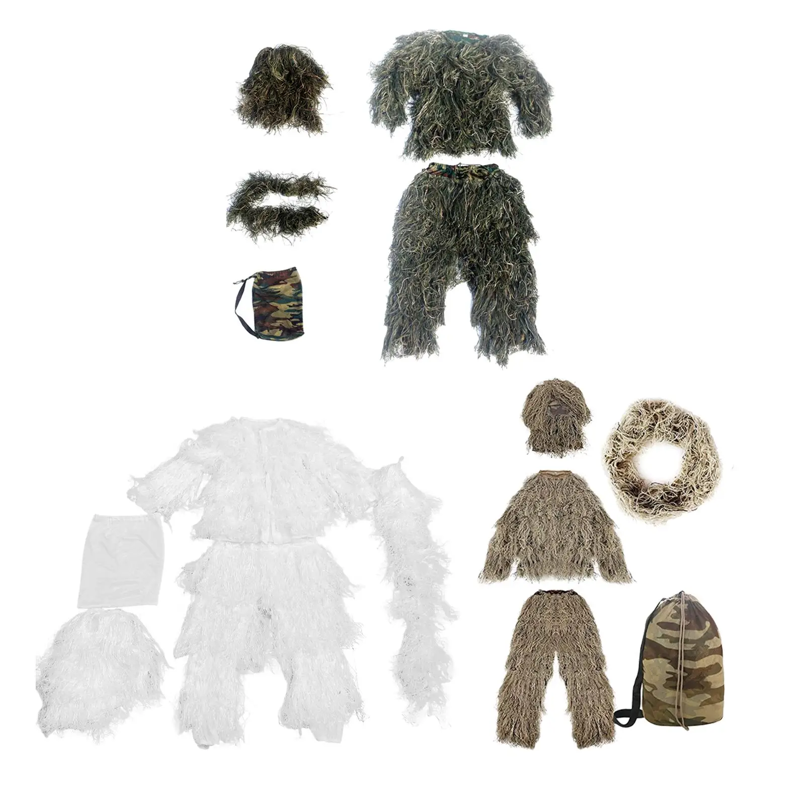 Ghillie Suit for Men Wargame Clothing Breathable Woodland Pants Hat for Farming Outdoor Turkey Hunting Bird Watching
Ghillie Suit for Men Wargame Clothing Breathable Woodland Pants Hat for Farming Outdoor Turkey Hunting Bird Watching