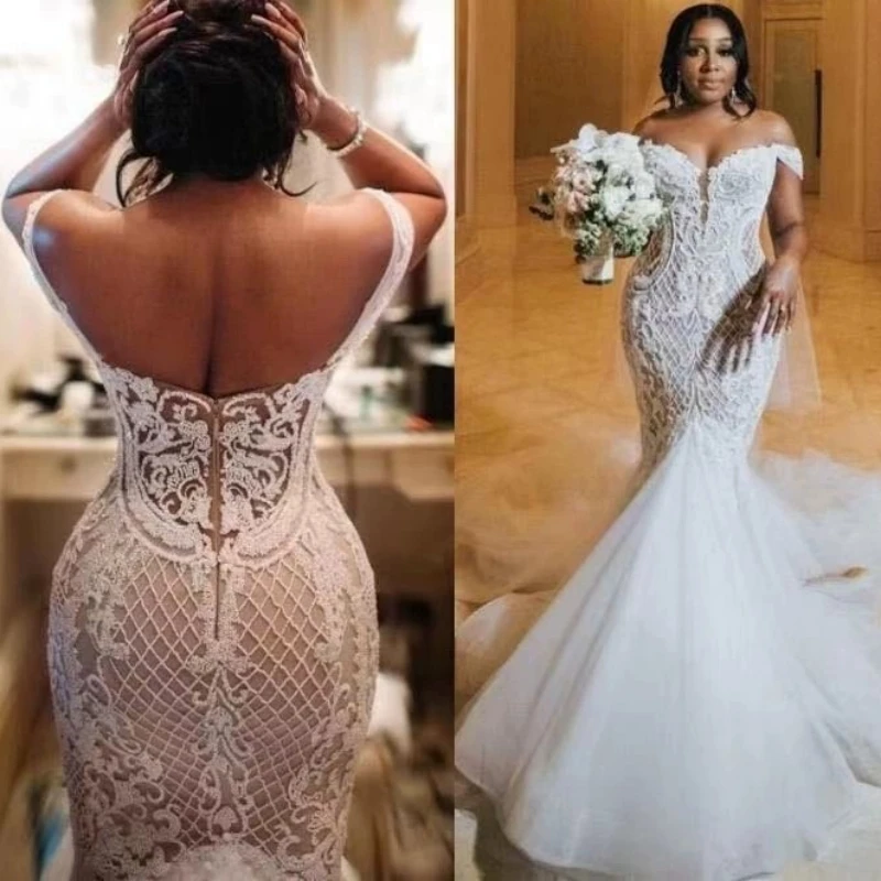 Off The Shoulder African Mermaid Wedding Dress Sexy Backless Vestidos De Novia Appliques Vestido De Noiva
Off The Shoulder African Mermaid Wedding Dress Sexy Backless Vestidos De Novia Appliques Vestido De Noiva