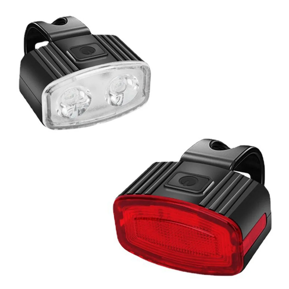 200lm Bicycle Headlight With 50lm Bike Taillight 2 Front Light White LED 14 Tail Light Red LED Rechargeable Night Riding Lamp
200lm Bicycle Headlight With 50lm Bike Taillight 2 Front Light White LED 14 Tail Light Red LED Rechargeable Night Riding Lamp