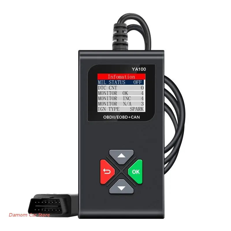 Диагностический сканер YA100 OBD2, автомобильный считыватель кодов, инструмент для сканирования ошибок, выключение, индикатор проверки двигате...
Диагностический сканер YA100 OBD2, автомобильный считыватель кодов, инструмент для сканирования ошибок, выключение, индикатор проверки двигате...