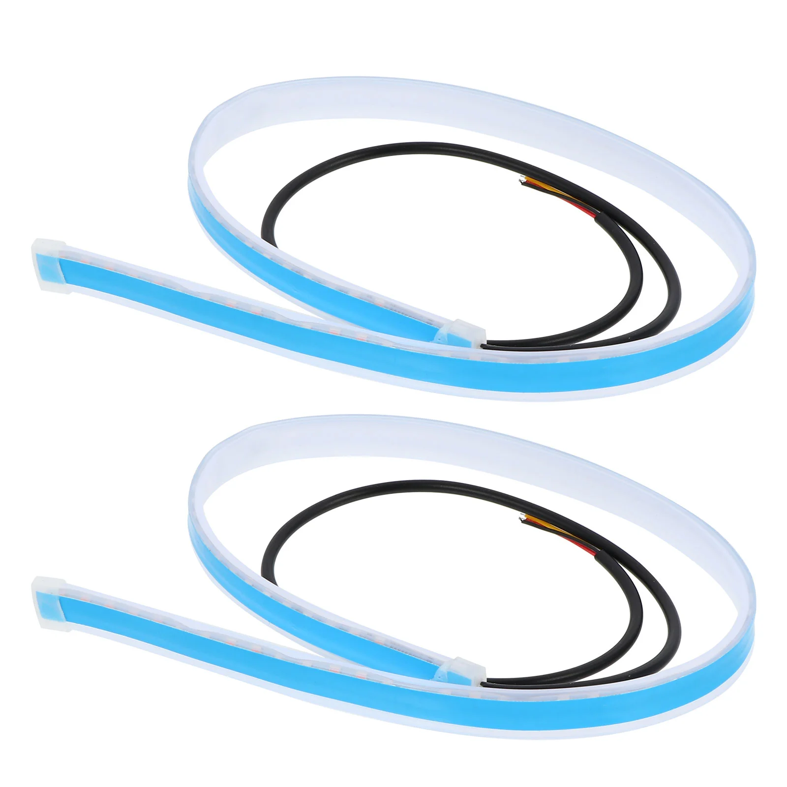 Two-Tone Streamer Silicone Daytime Running Lights LED Lamp Turn Signal Dual Color
Two-Tone Streamer Silicone Daytime Running Lights LED Lamp Turn Signal Dual Color