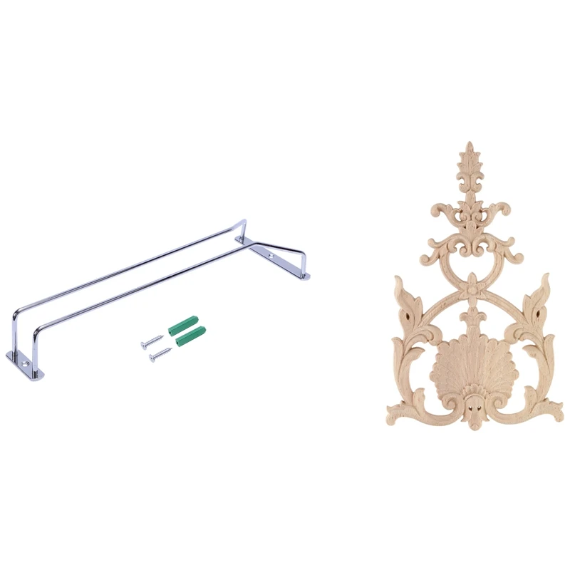 1 Set Glass Wine Champagne Cup Hangers Rack Holder With Screws & 1 Pcs Carved Applique Vintage Furniture Craft
1 Set Glass Wine Champagne Cup Hangers Rack Holder With Screws & 1 Pcs Carved Applique Vintage Furniture Craft