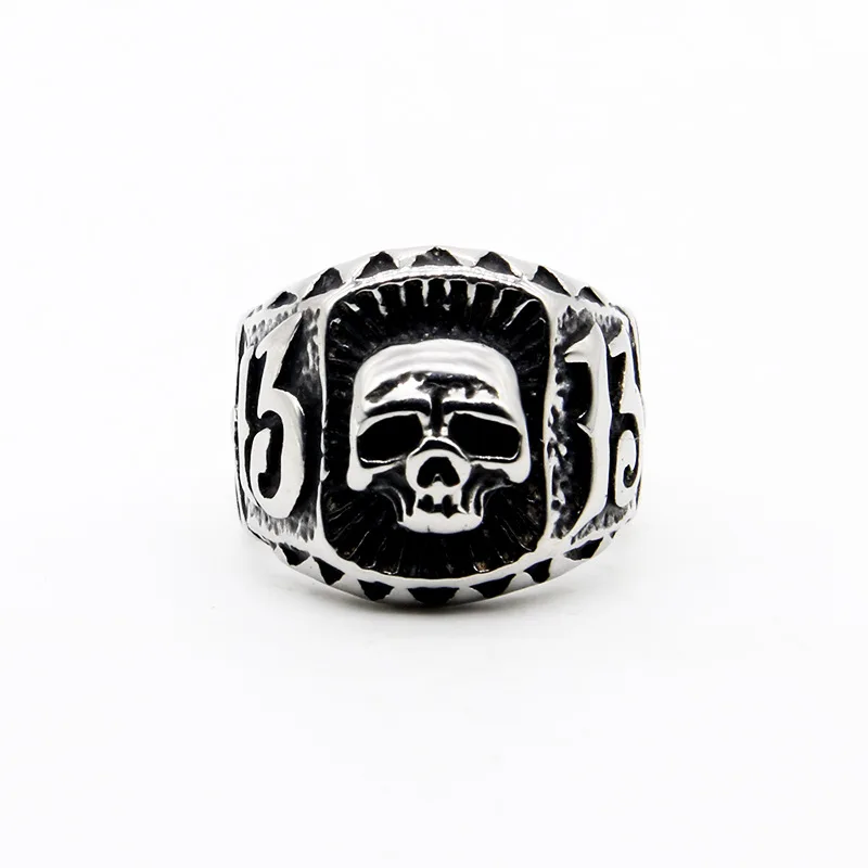 Punk Skeleton Men Stainless Steel Ring Vintage Gothic Party Promise Finger Rings Luxury Jewelry Valentine Wholesale Lots Bulk
Punk Skeleton Men Stainless Steel Ring Vintage Gothic Party Promise Finger Rings Luxury Jewelry Valentine Wholesale Lots Bulk