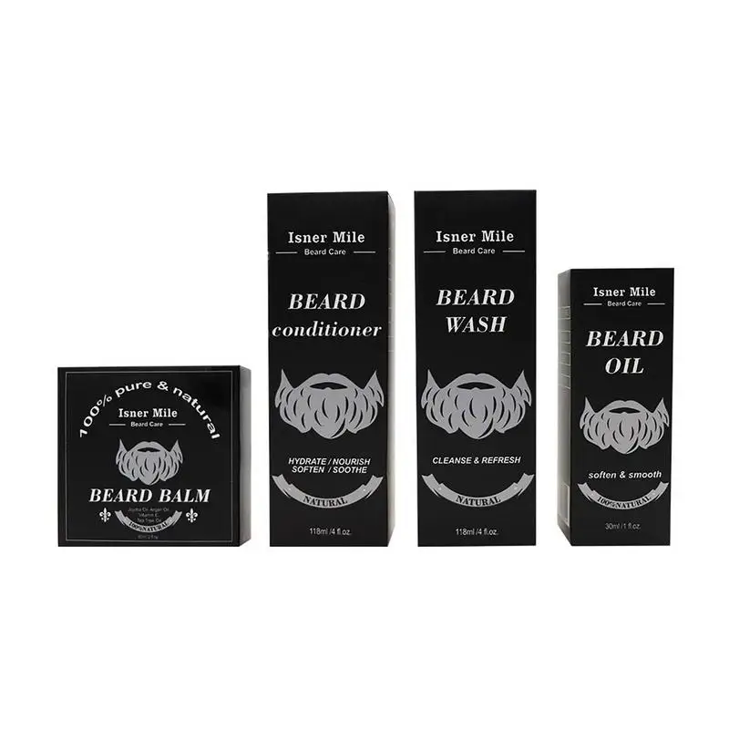 4pcs/Sets Beard Growth Kit For Men Hair Enhancer Thicker Mustache Grooming Beard Care Oil Moisturizer Wash Balm Conditioner
4pcs/Sets Beard Growth Kit For Men Hair Enhancer Thicker Mustache Grooming Beard Care Oil Moisturizer Wash Balm Conditioner