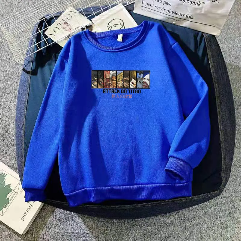 Толстовки с принтом аниме атака на титанов, Женская Удобная Осенняя толстовка с мультяшным принтом, мягкая толстовка в стиле Харадзюку, мод...
Толстовки с принтом аниме атака на титанов, Женская Удобная Осенняя толстовка с мультяшным принтом, мягкая толстовка в стиле Харадзюку, мод...