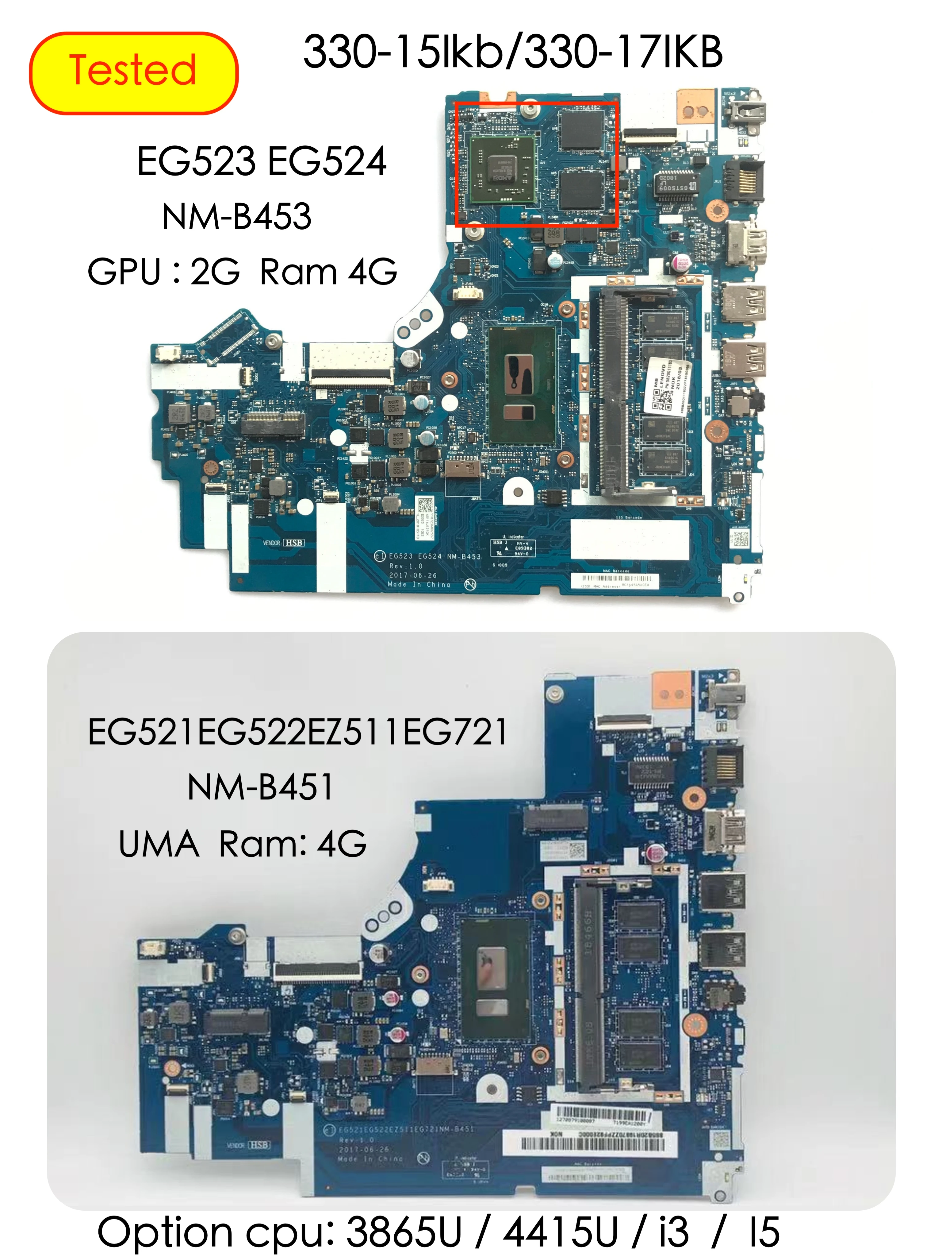 Материнская плата для ноутбука Lenovo Ideapad 330-15IKB 330-17IKB EG521 EG522 EZ511 EG721 NM-B451 EG523 EG524
Материнская плата для ноутбука Lenovo Ideapad 330-15IKB 330-17IKB EG521 EG522 EZ511 EG721 NM-B451 EG523 EG524