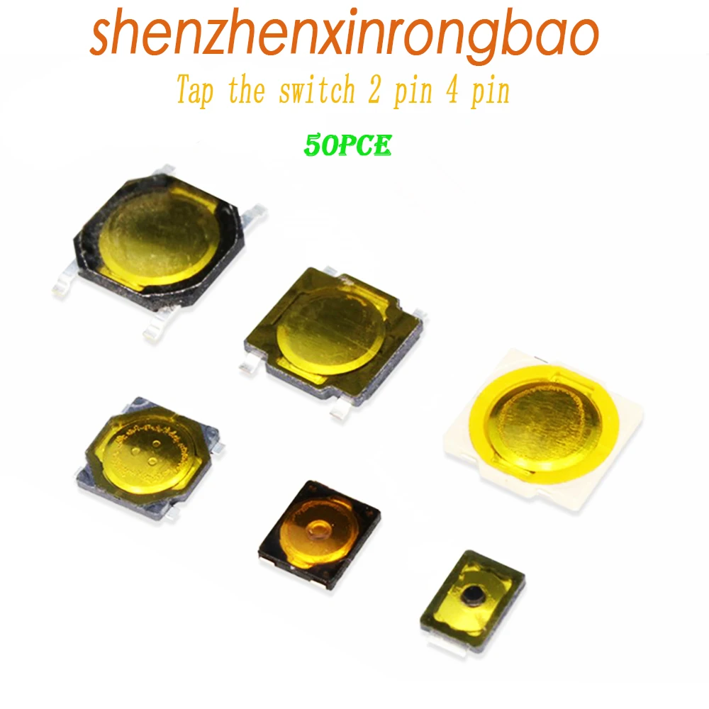 50pic Mini Light Touch Switch Ultra Thin Patch 4 Pin Circuit Board Thin Film Button Small Micro Electronic Button Pot Chip Touch
50pic Mini Light Touch Switch Ultra Thin Patch 4 Pin Circuit Board Thin Film Button Small Micro Electronic Button Pot Chip Touch