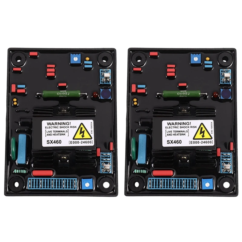 2X AVR SX460-A SX 460-A 460 With Red Capacitor Soft Glue Better Quality Accessories Automatic Voltage Regulator
2X AVR SX460-A SX 460-A 460 With Red Capacitor Soft Glue Better Quality Accessories Automatic Voltage Regulator