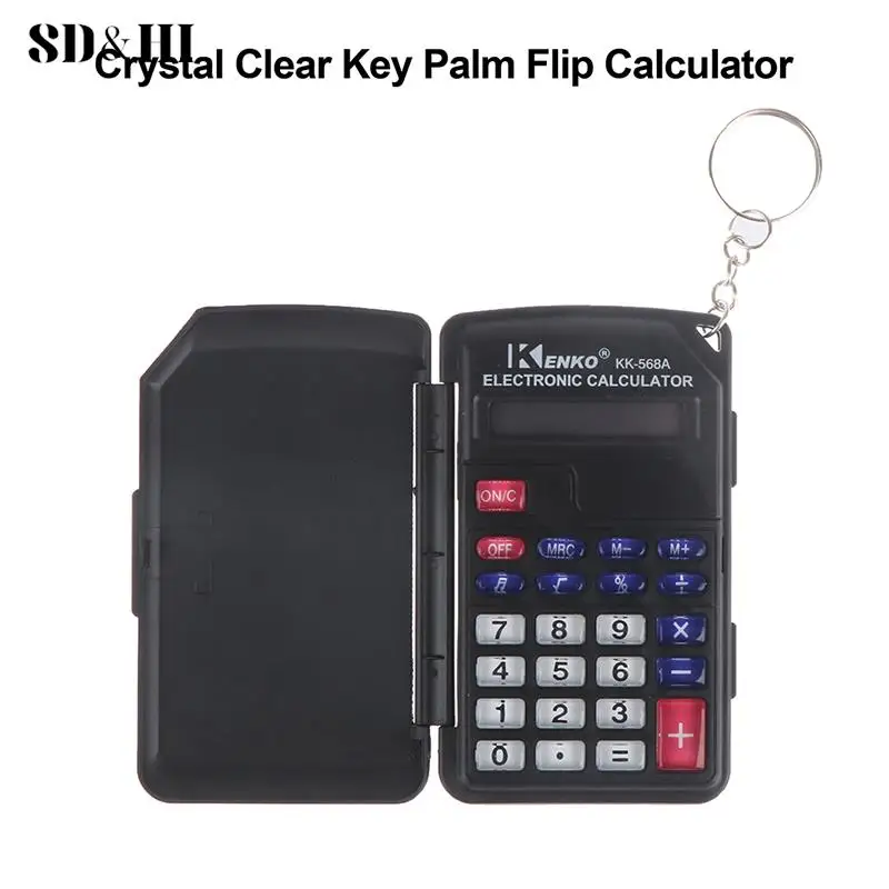 Crystal Clear Keys Palm Clamshell Calculator Pocket Portable Mini Student Calculator Office Supplies
Crystal Clear Keys Palm Clamshell Calculator Pocket Portable Mini Student Calculator Office Supplies