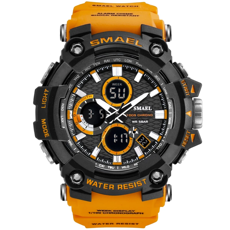 Classic Brand Men for Sports Watch Dual Display Analog Digital LED Electronic Quartz Watches Waterproof Swimming Military
Classic Brand Men for Sports Watch Dual Display Analog Digital LED Electronic Quartz Watches Waterproof Swimming Military