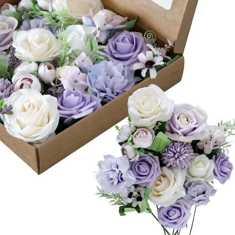 Artificial Flower Box Valentine's Day Birthday Gift Bridal Bouquet Home Corsage Flower Arrangement for Wedding Decoration
Artificial Flower Box Valentine's Day Birthday Gift Bridal Bouquet Home Corsage Flower Arrangement for Wedding Decoration