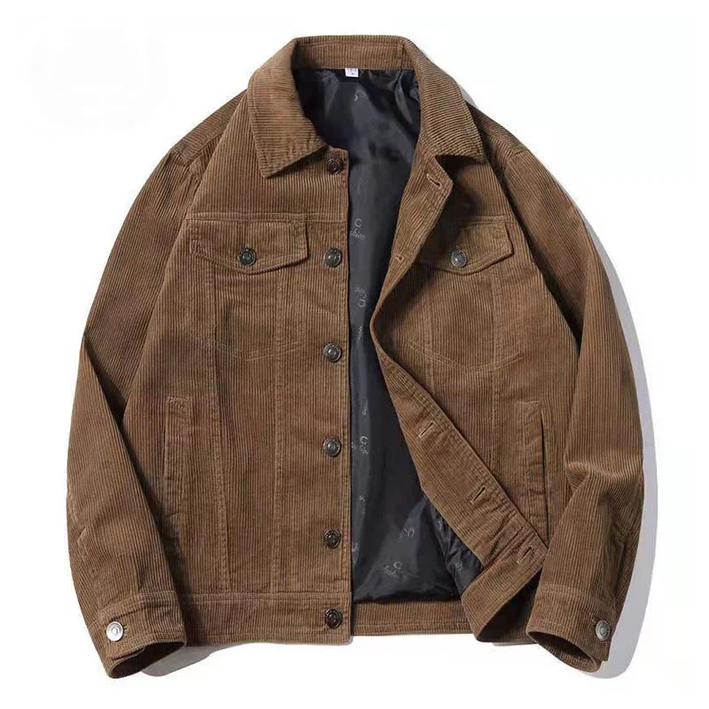 Crocodile Men's Jackets Spring Autumn Fashion Casual Corduroy Jackets Vintage Loose Outwear Coats For Male Tops Plus Size 2023
Crocodile Men's Jackets Spring Autumn Fashion Casual Corduroy Jackets Vintage Loose Outwear Coats For Male Tops Plus Size 2023