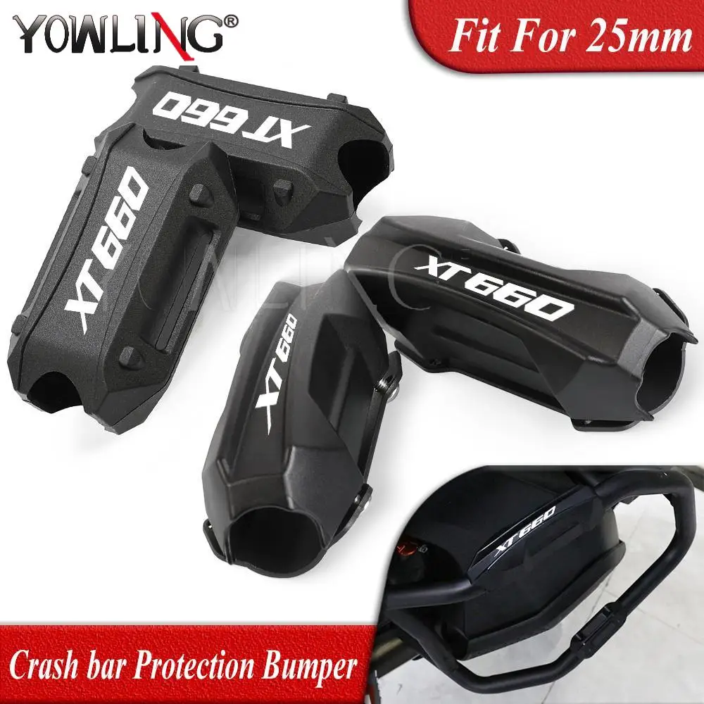 25mm For YAMAHA XT660X XT660R XT660XR XT660Z XT660E TENERE Motorcycle Engine Crash Bar Protector Bumper Decorative Guard Block 
25mm For YAMAHA XT660X XT660R XT660XR XT660Z XT660E TENERE Motorcycle Engine Crash Bar Protector Bumper Decorative Guard Block