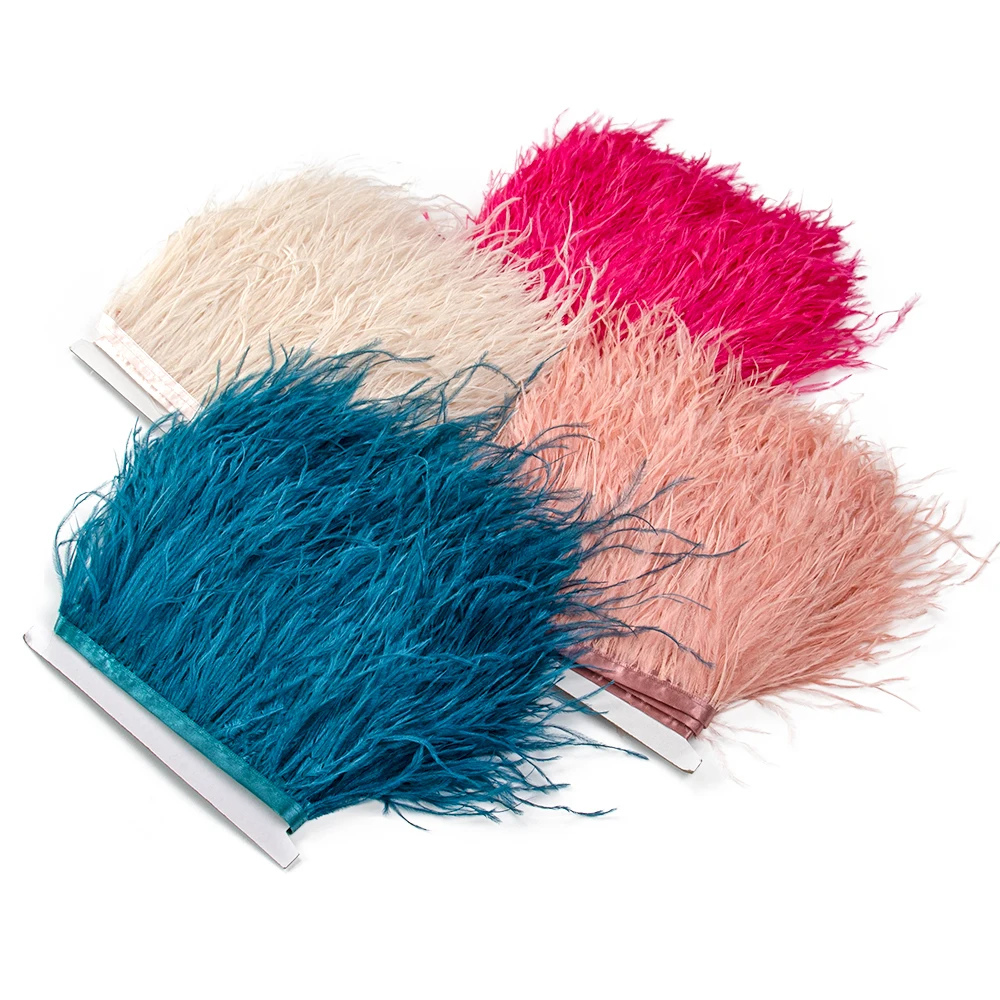 1 Meter Ostrich Feathers Fringe Trim 8-10CM for Party Wedding Dress Clothes Sewing Needlework Decoration Accessories Craft Plume
1 Meter Ostrich Feathers Fringe Trim 8-10CM for Party Wedding Dress Clothes Sewing Needlework Decoration Accessories Craft Plume